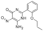 Molecular Structure of 57075-57-7 (6-Amino-5-nitroso-2-(2-propoxyphenyl)-4(1H)-pyrimidinone)